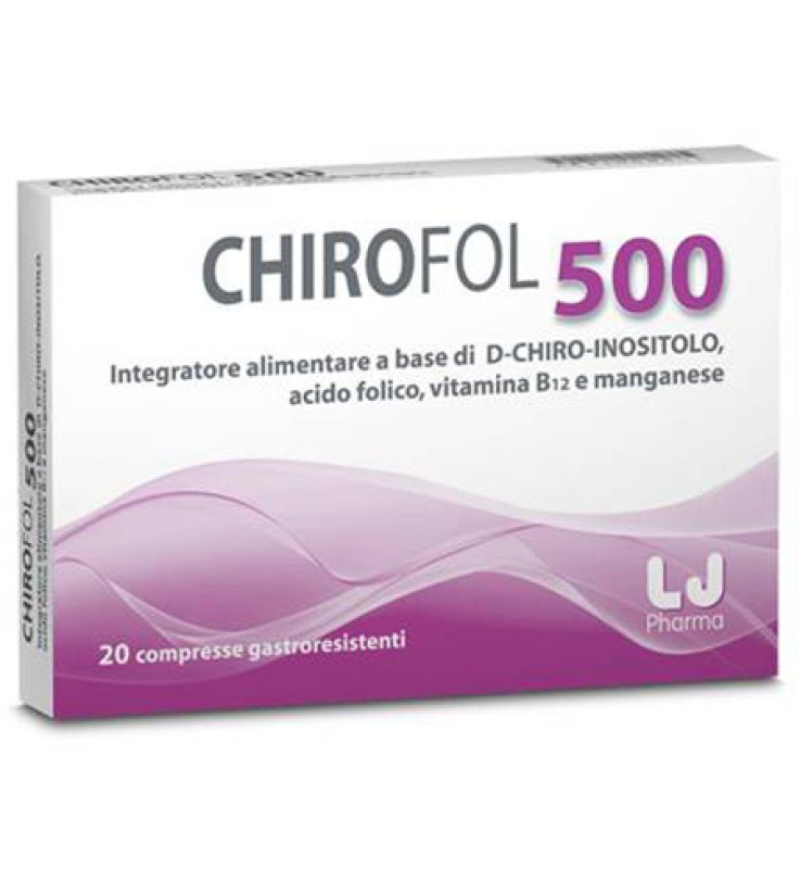 CHIROFOL 500 20 COMPRESSE GASTRORESISTENTI