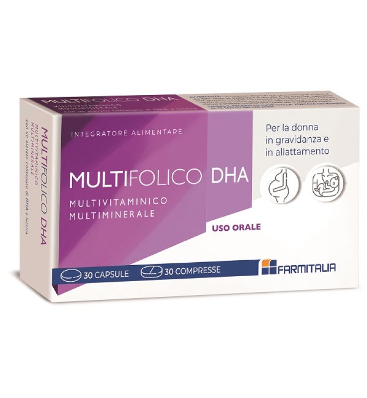 MULTIFOLICO DHA 30 CAPSULE ROSSE + 30 CAPSULE VIOLA