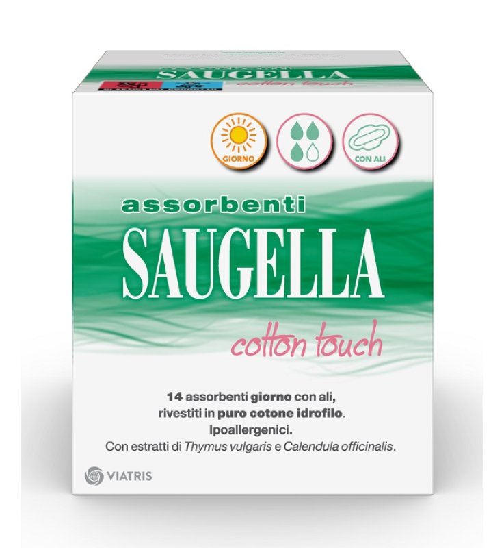SAUGELLA COTTON TOUCH ASSORBENTI GIORNO 14 PEZZI
