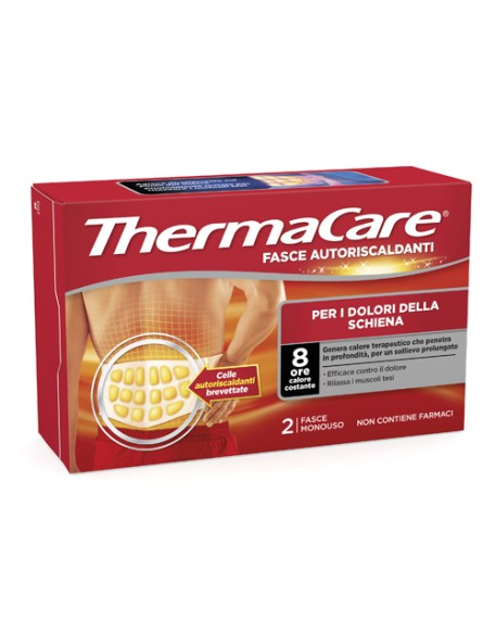 FASCIA AUTORISCALDANTE A CALORE TERAPEUTICO THERMACARE SCHIENA 4 PEZZI