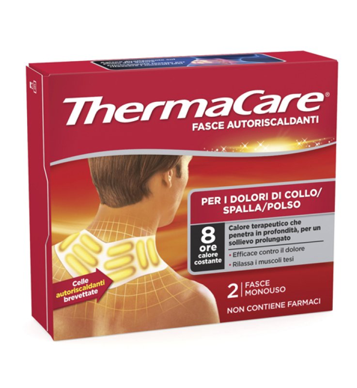 FASCE AUTORISCALDANTI A CALORE TERAPEUTICO THERMACARE COLLOSPALLA POLSO 2 PEZZI FASCE AUTORISCALDANTI A CALORE TERAPEUTICO THERMACARE COLLOSPALLA POLSO 2 PEZZI