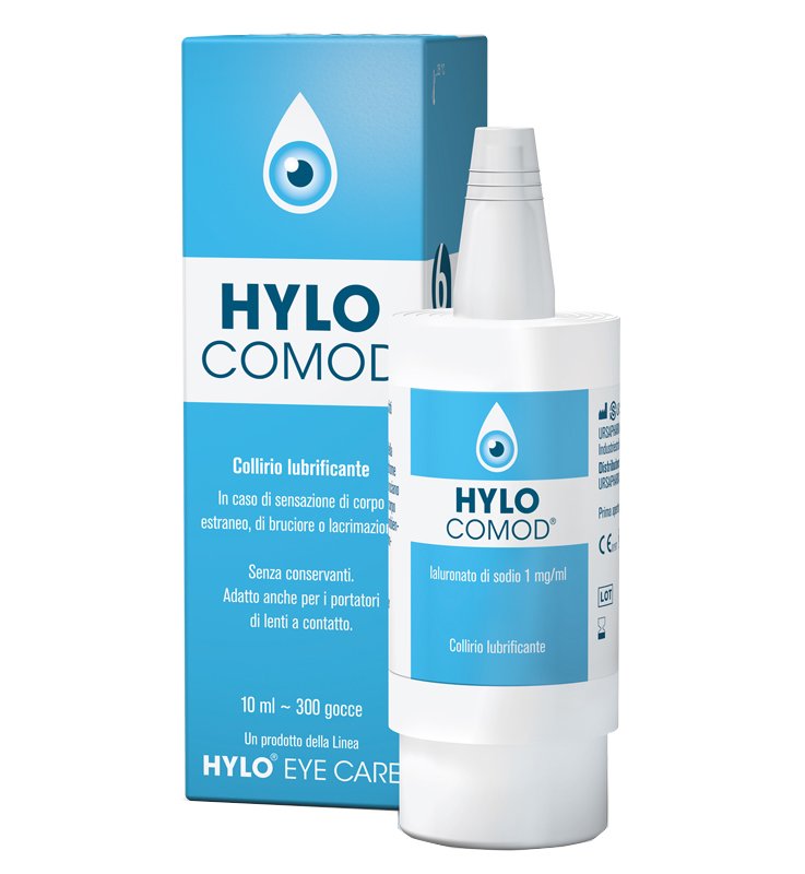 HYLO-COMOD GOCCE OCULARI IALURONATO DI SODIO 0,1%  FLACONCINO 10 ML