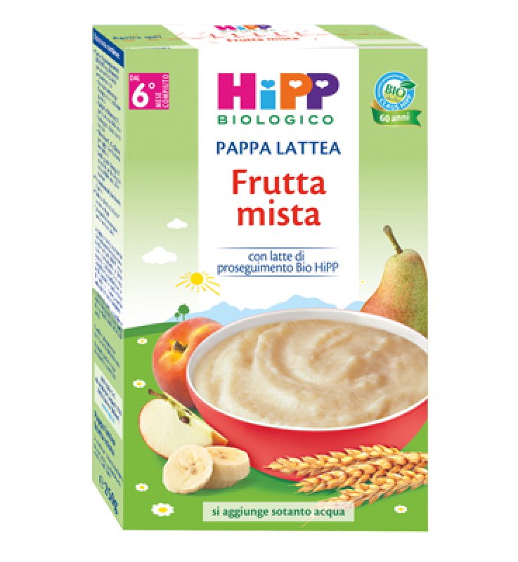 HIPP BIO PAPPA LATTEA FRUTTA MISTA 250 G