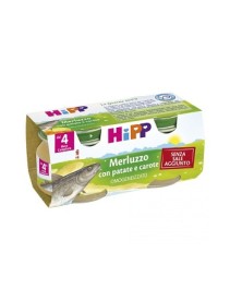 HIPP OMOGENEIZZATO MERLUZZO CAROTE PATATE 2X80 G