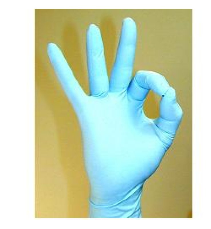 GUANTO IN NITRILE MISURA MEDIA 100PZ