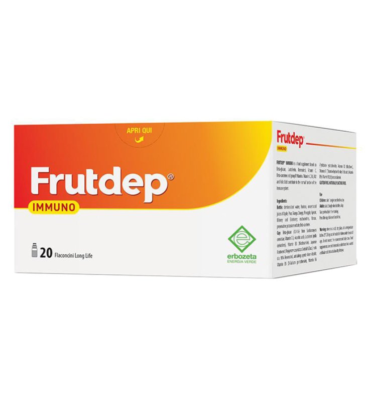 FRUTDEP IMMUNO 20 FLACONCINI 10 ML