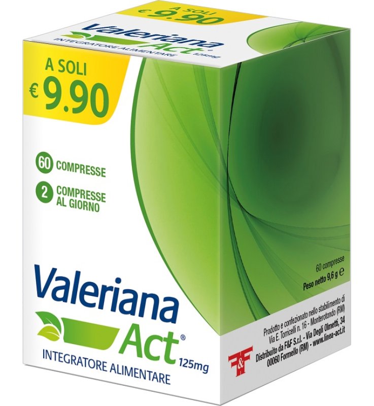 VALERIANA ACT 125 MG 60 COMPRESSE DA 125 MG