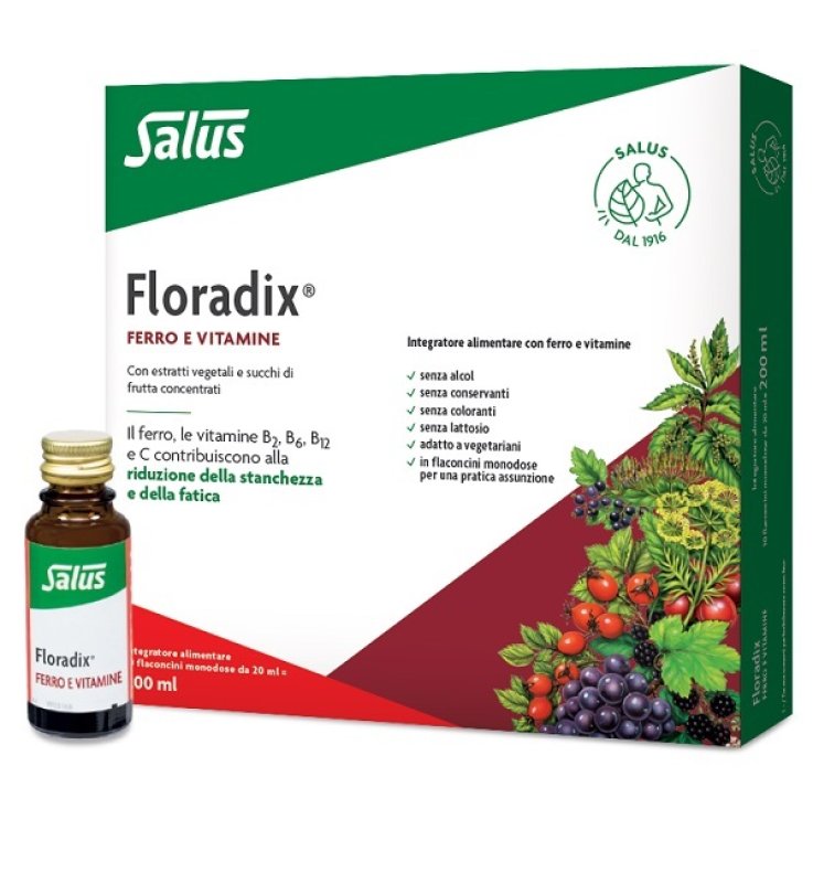 FLORADIX-FERRO 10 FLACONCINI20ML