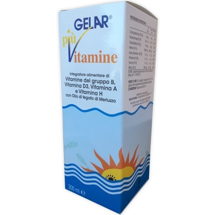 GELAR PIU' VITAMINE SCIROP 200ML GELAR PIU' VITAMINE SCIROP 200ML