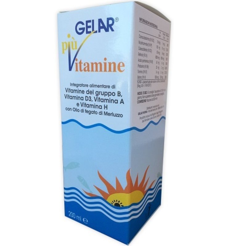 GELAR PIU' VITAMINE SCIROP 200ML