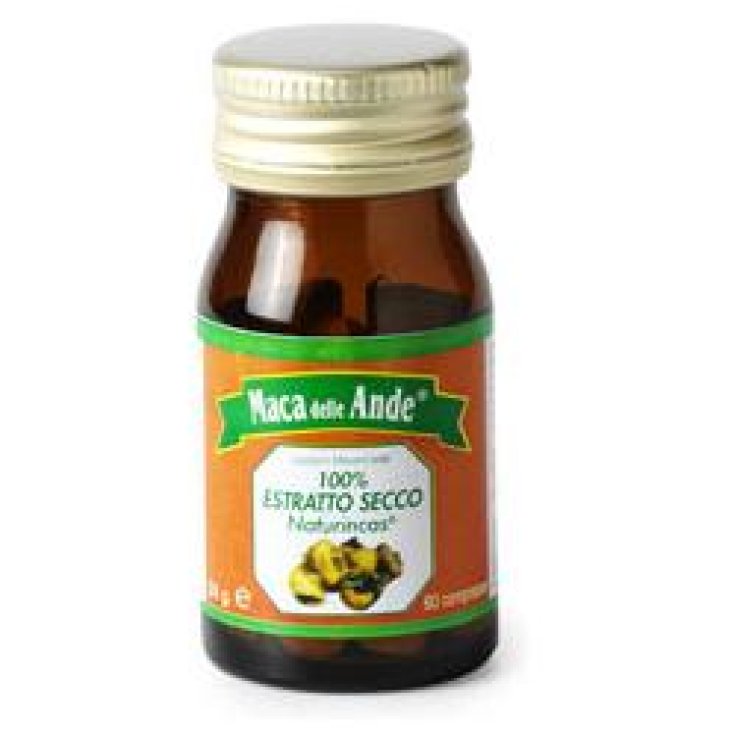 MACA DELLE ANDE ESTRATTO SECCO TITOLATO 0,6% 60 COMPRESSE NATURINCAS MACA DELLE ANDE ESTRATTO SECCO TITOLATO 0,6% 60 COMPRESSE NATURINCAS