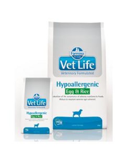 V VET LIFE HYPOALLERG DOG EGG&RI