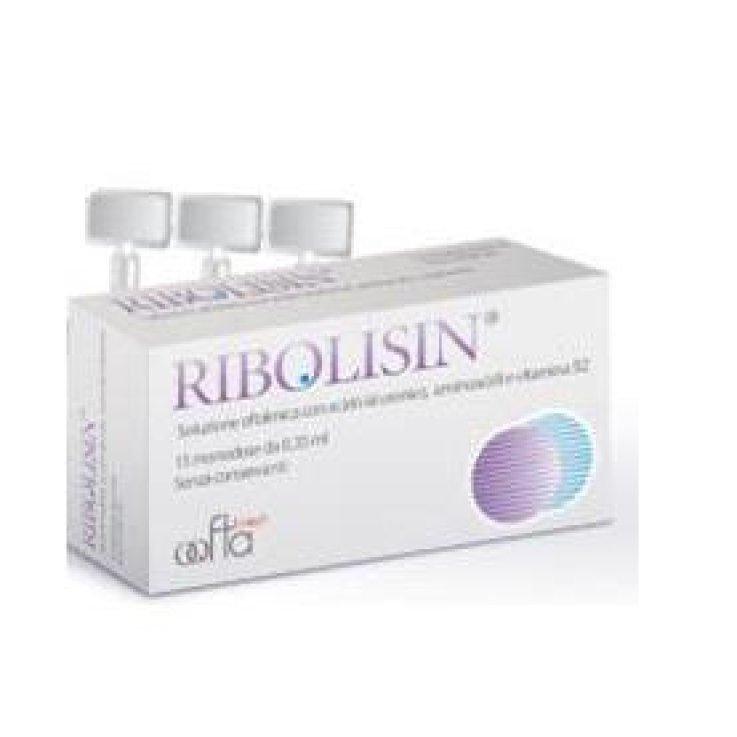 SOLUZIONE OFTALMICA RIBOLISIN MONODOSE 15 FLACONCINI 0,35ML SOLUZIONE OFTALMICA RIBOLISIN MONODOSE 15 FLACONCINI 0,35ML