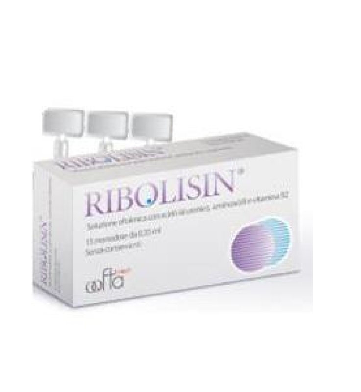 SOLUZIONE OFTALMICA RIBOLISIN MONODOSE 15 FLACONCINI 0,35ML SOLUZIONE OFTALMICA RIBOLISIN MONODOSE 15 FLACONCINI 0,35ML