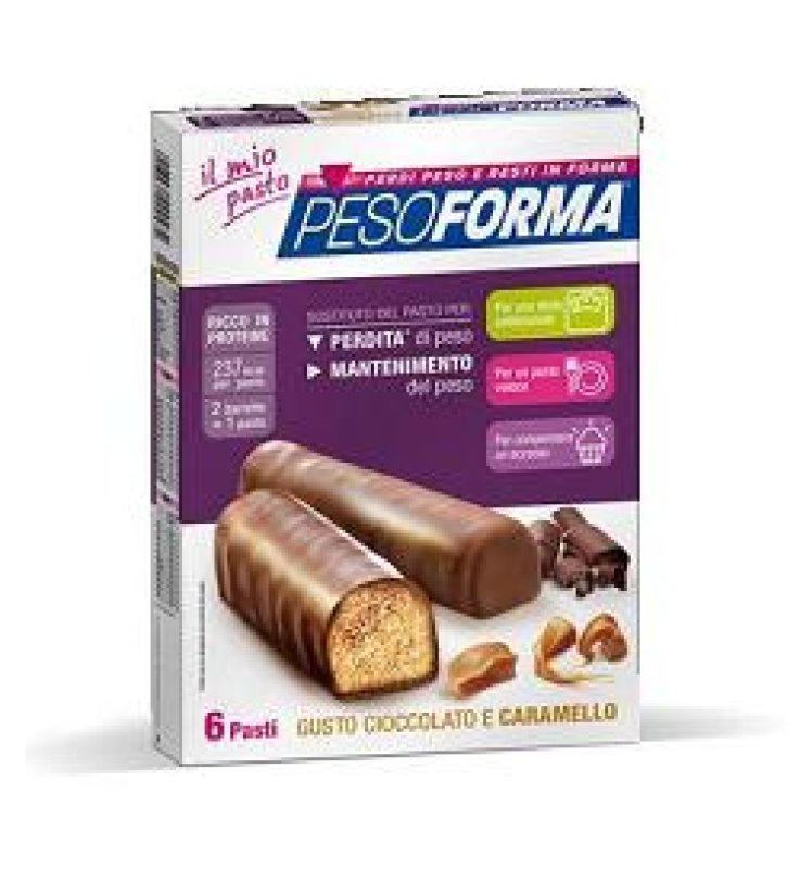 PESOFORMA BAR CARAMELLO 6PZ PESOFORMA BAR CARAMELLO 6PZ