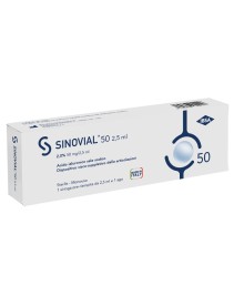 SIRINGA INTRA-ARTICOLARE SINOVIAL ONE ACIDO IALURONICO 2% 2,5 ML