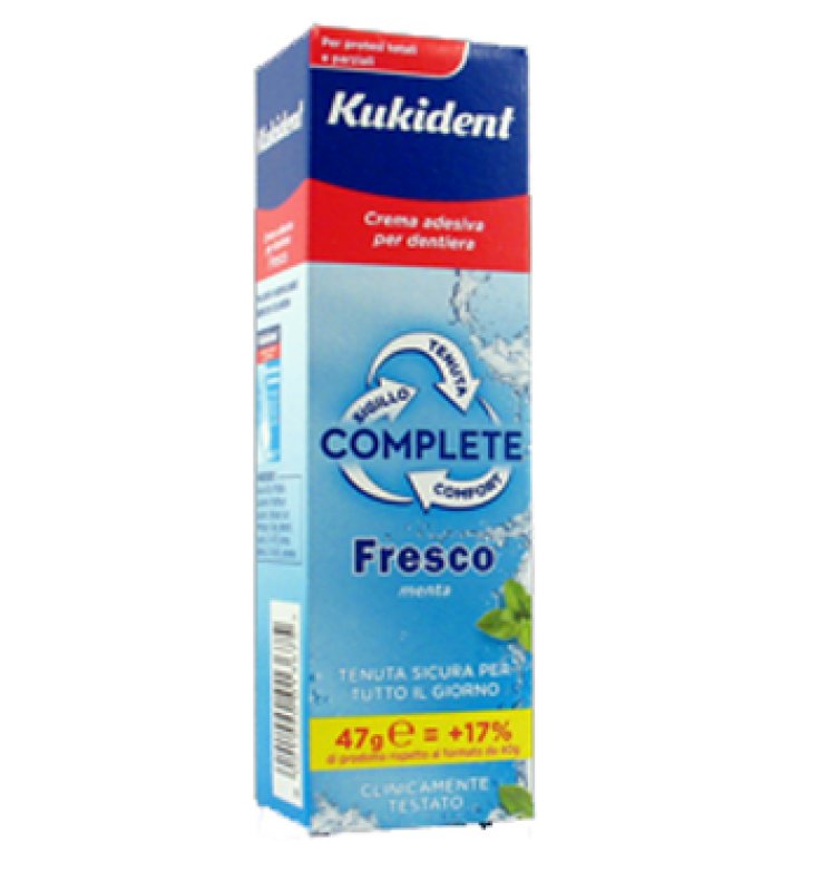 KUKIDENT COMPLETE FRESCO CREMA ADESIVA PER PROTESI DENTARIE47 G