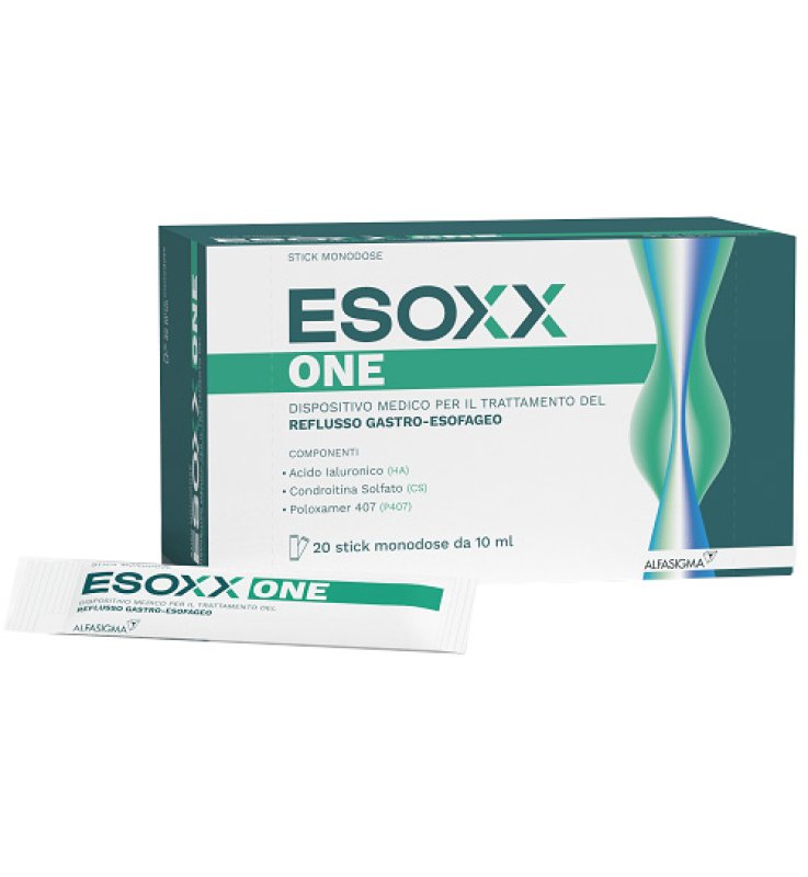 Esoxx One Dispositivo Medico per il Reflusso Gastro-Esofageo 20 Stick
