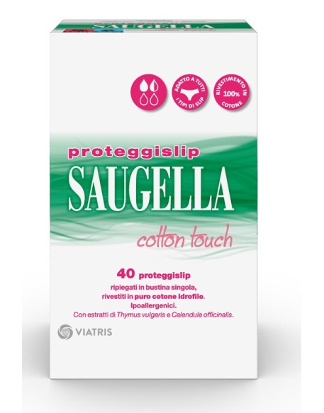 SAUGELLA ASSORBENTI COTTON TOUCH PROTEGGISLIP 40 PEZZI