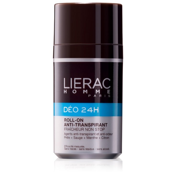 LIERAC HOMME DEO 24H ROLL ON ANTITRASPIRANTE FRESCHEZZA NONSTOP 50 ML