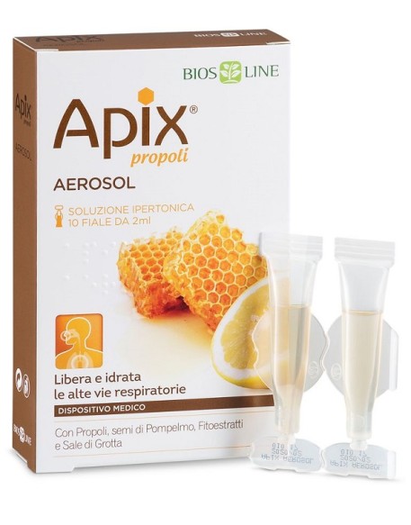 APIX PROPOLI AEROSOL 10 FIALE MONODOSE X 2 ML