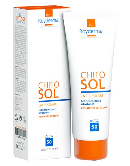 CHITOSOL LATTE SOLARE FP 50 TUBO 125 ML