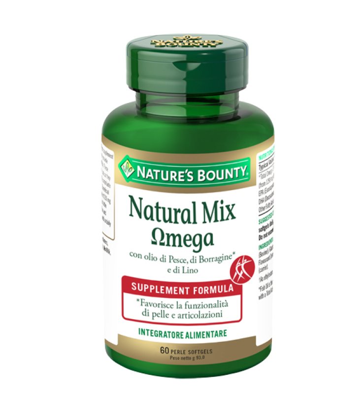 BOUNTY NATURAL MIX OMEGA 60PRL