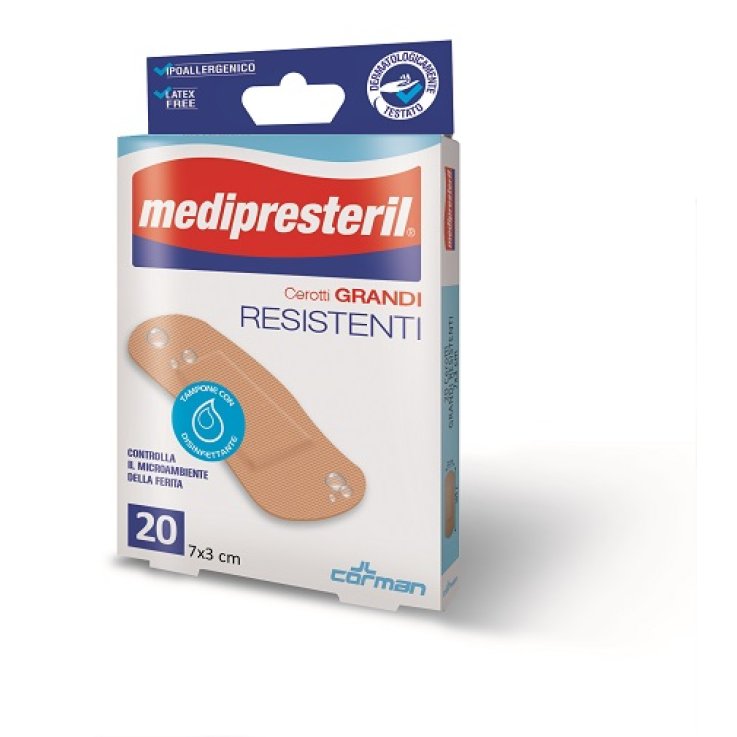 CEROTTO MEDIPRESTERIL RESISTENTI MINI 2 FORMATI 20 PEZZI CEROTTO MEDIPRESTERIL RESISTENTI MINI 2 FORMATI 20 PEZZI