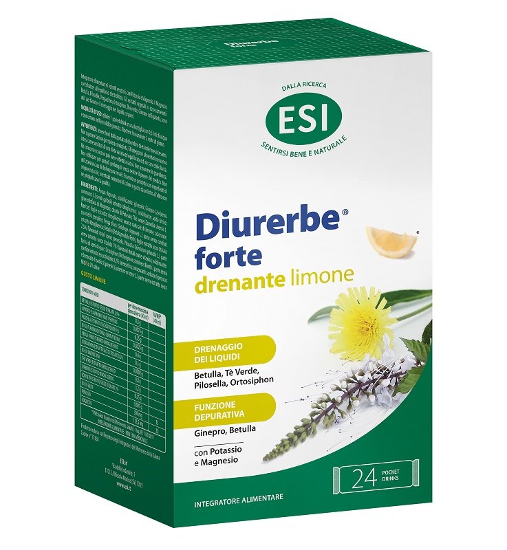 ESI DIURERBE FORTE POCKET DRINK LIMONE 24 X 20 ML