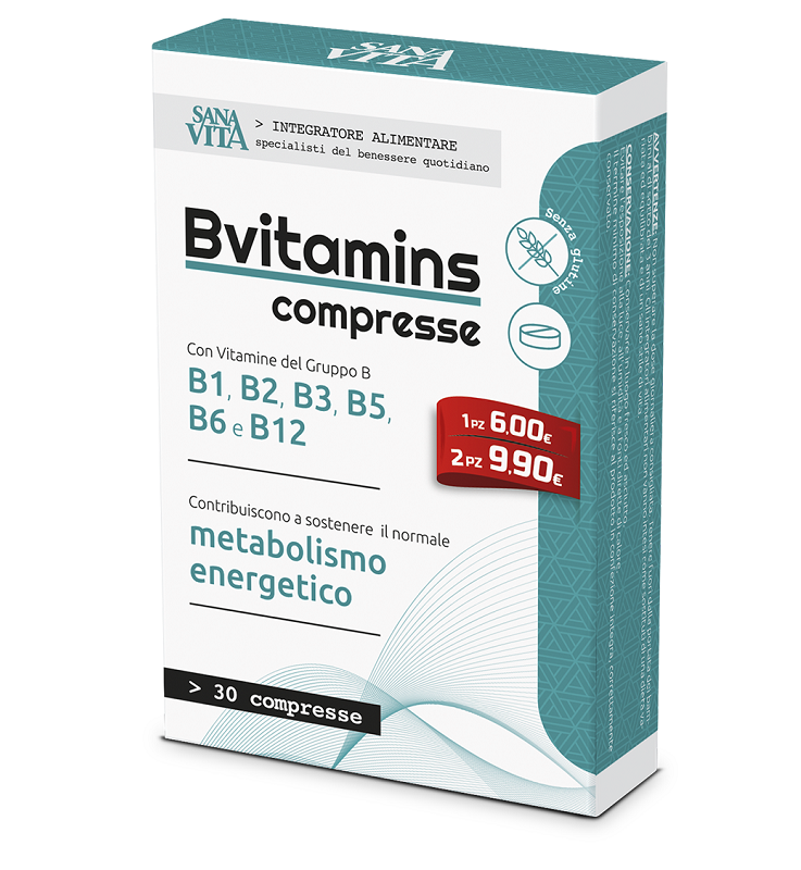 SANAVITA B-VITAMINS 30CPR