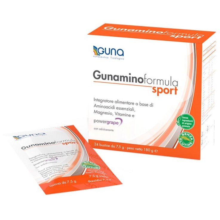 GUNAMINO FORMULA SPORT 42 BUSTE 315 G GUNAMINO FORMULA SPORT 42 BUSTE 315 G