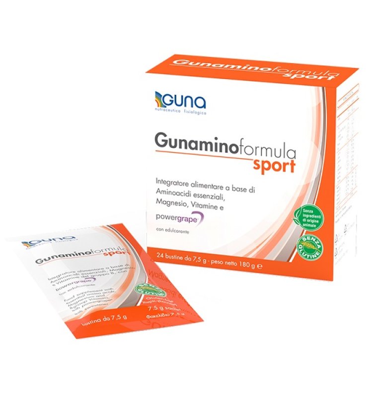 GUNAMINO FORMULA SPORT 42 BUSTE 315 G GUNAMINO FORMULA SPORT 42 BUSTE 315 G