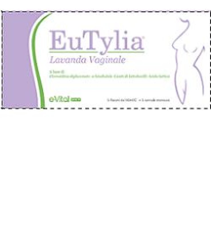 EUTYLIA LAVANDA VAGINALE 5 FLACONI 140 ML + 5 CANNULE MONOUSO