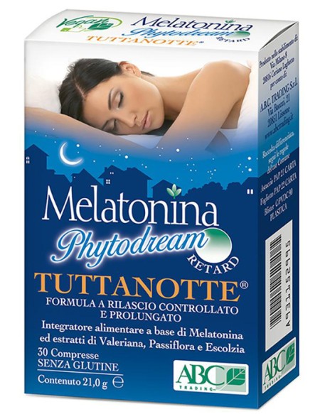 MELATONINA PHYTODREAM TUTTANOTTE RETARD 30 COMPRESSE