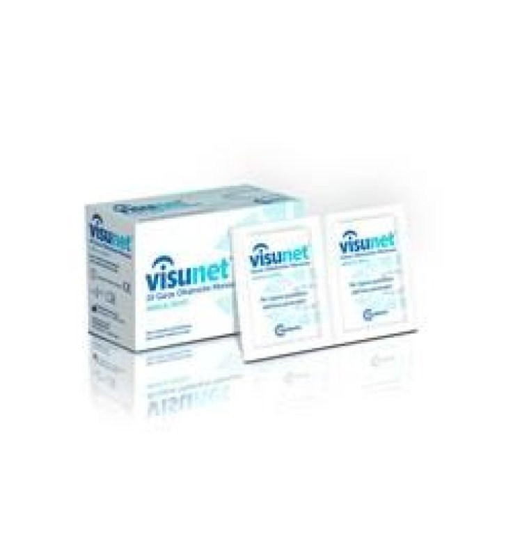 GARZA OFTALMICA VISUNET CON ACIDO IALURONICO 20 PEZZI
