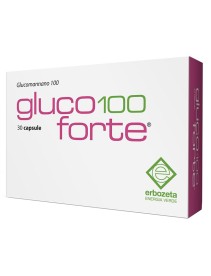 GLUCO 100 FORTE GLUCOMANNANO 100 30 CAPSULE DA 900 MG