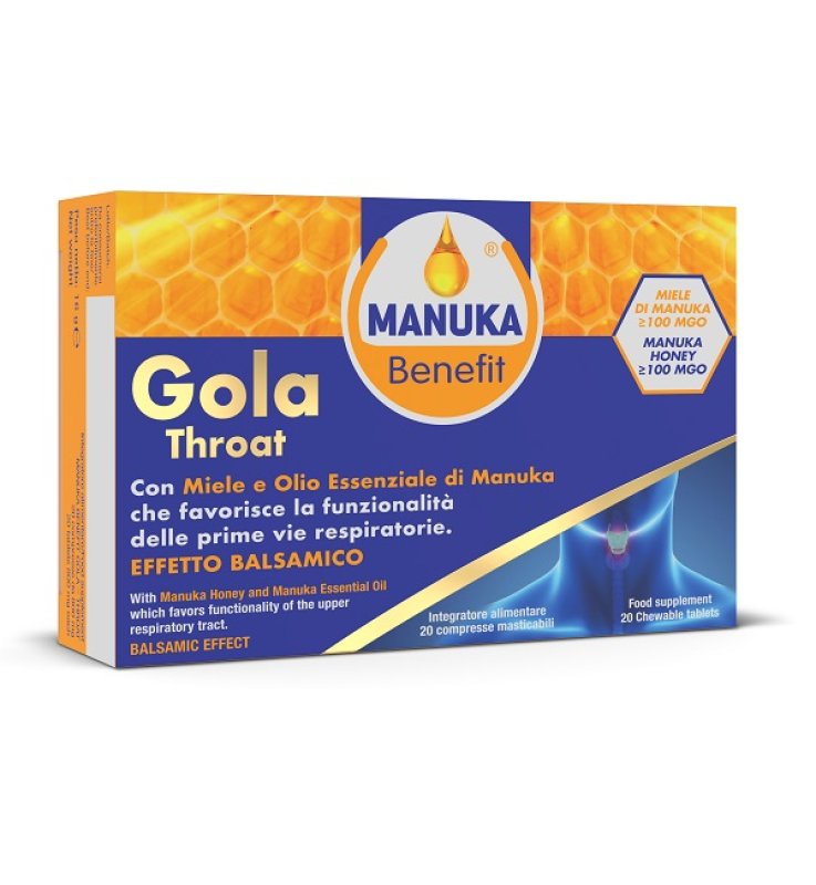 MANUKA BENEFIT GOLA VOCE 20CPR MANUKA BENEFIT GOLA VOCE 20CPR