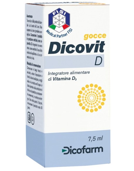 DICOVIT D VITAMINA D3 7,5 ML