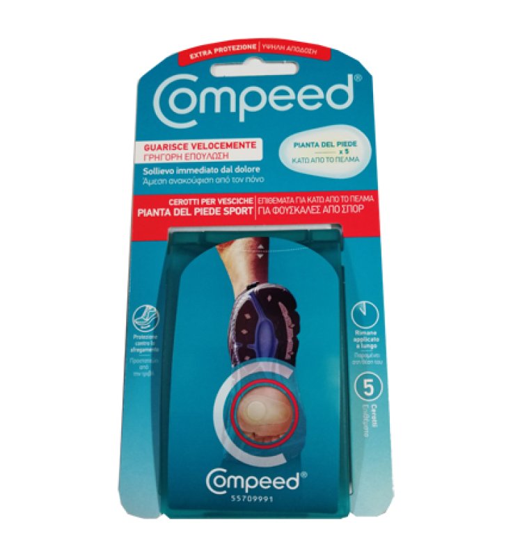 COMPEED VESCICHE PIANTA PIEDE 5 CEROTTI