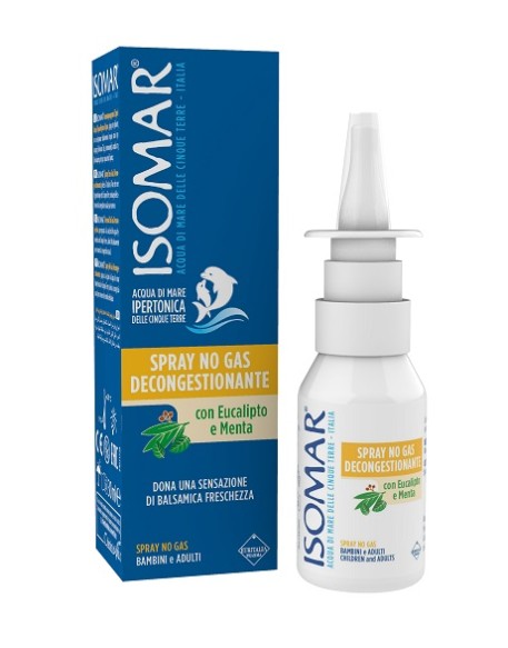 ISOMAR SOLUZIONE ACQUA MARE NASO IPERTONICA NASO SPRAY DECONGESTIONANTE 30 ML