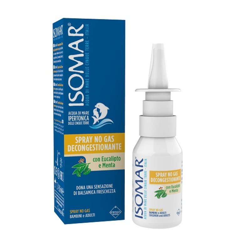 ISOMAR SOLUZIONE ACQUA MARE NASO IPERTONICA NASO SPRAY DECONGESTIONANTE 30 ML