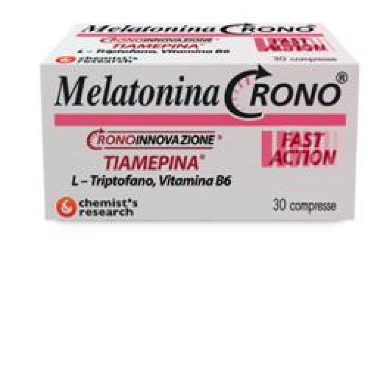 MELATONINA CRONO 1MG TIAMEPINA 30 COMPRESSE MELATONINA CRONO 1MG TIAMEPINA 30 COMPRESSE