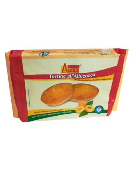 AMINO' TORTINA ALBICOCCA APROTEICA 210 G