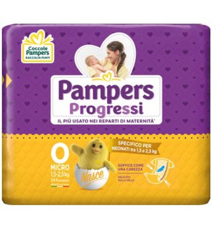 PAMPERS MICRO PANNOLINI PER BAMBINI 24 PEZZI PAMPERS MICRO PANNOLINI PER BAMBINI 24 PEZZI