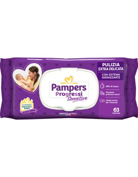 PAMPERS SALV SENS ALOE 63P 5991