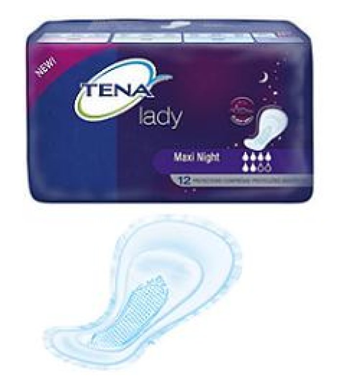 PANNOLONE SAGOMATO TENA DISCREET MAXI NIGHT 12 PEZZI