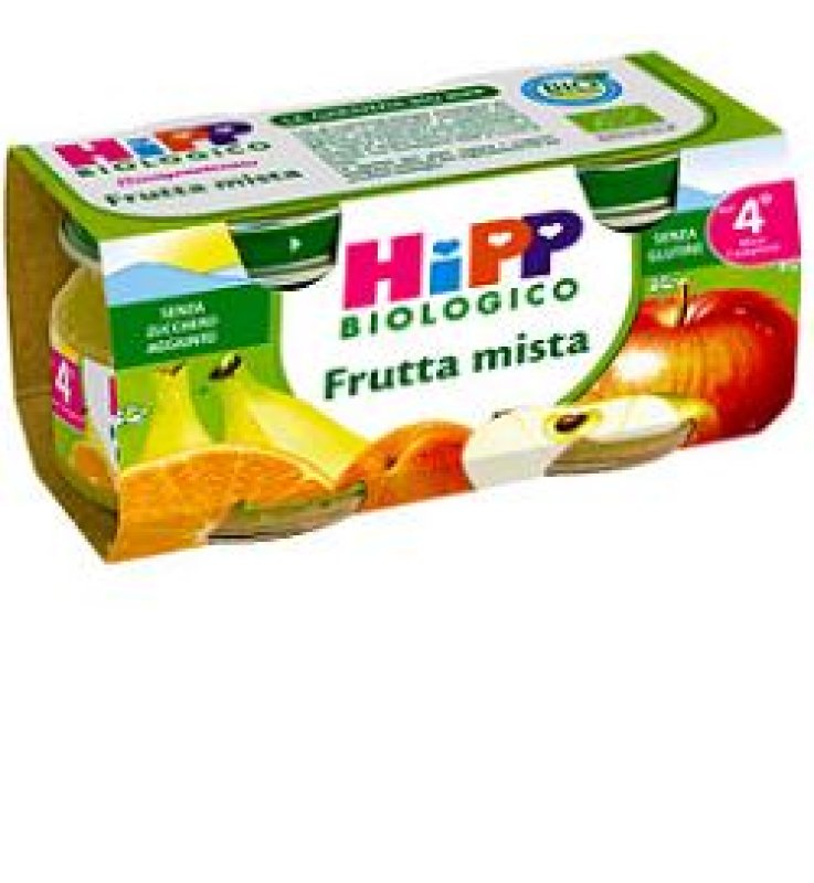HIPP BIO OMOGENEIZZATO FRUTTA MISTA 100% 2X80 G