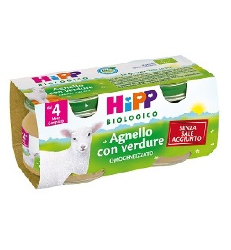 HIPP BIOLOGICO OMOGENEIZZATO AGNELLO 80 G 2 PEZZI HIPP BIOLOGICO OMOGENEIZZATO AGNELLO 80 G 2 PEZZI