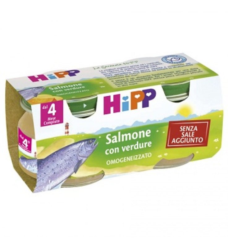 OMO HIPP Bio Salmone 2x80g
