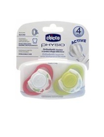 CHICCO SUCCHIETTO SILICONE LUMINOSO 4M+ 2 PEZZI